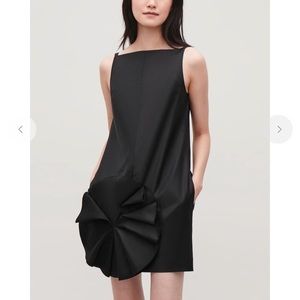 Cos applique wool dress